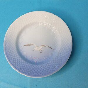Bing & Grøndahl Seagull Porcelain Bread And Butter Plate Made In Denmark